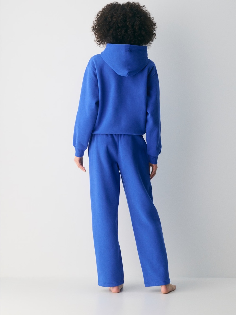 Aritzia Size XL Mega-Fit Sweatfleece Cozy Fleece Straight Sweatpants - Jazz Blue - Picture 2 of 10